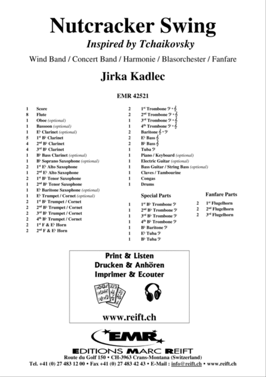 Nutcracker Swing Concert Band scores gallery preview page 2