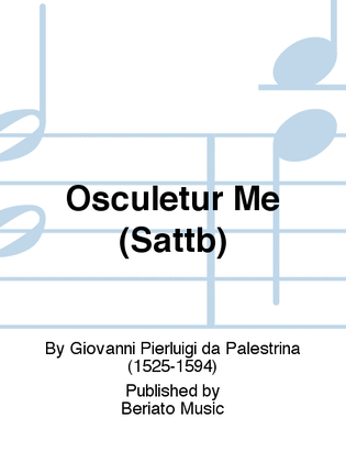 Book cover for Osculetur Me (Sattb)