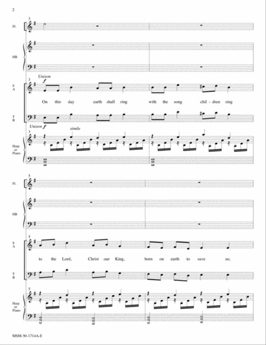 On This Day Earth Shall Ring Choir scores gallery preview page 2