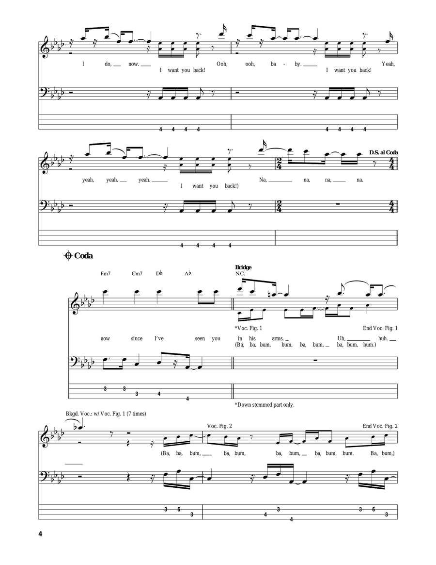 I Want You Back I Want You Back Acoustic Guitar scores gallery preview page 4