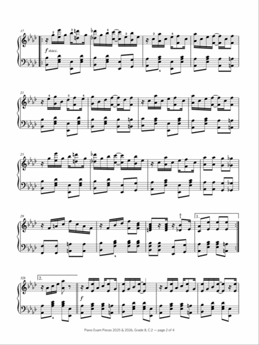 Maple Leaf Rag (Grade 8, list C2, from the ABRSM Piano Syllabus 2025 & 2026) Piano Method scores gallery preview page 2