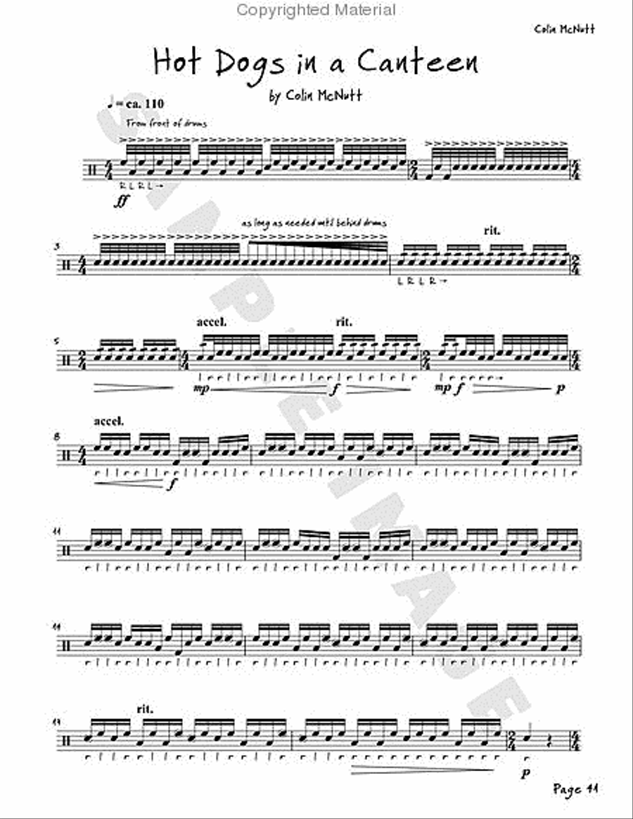 Violent Tenor Cream Drums scores gallery preview page 31