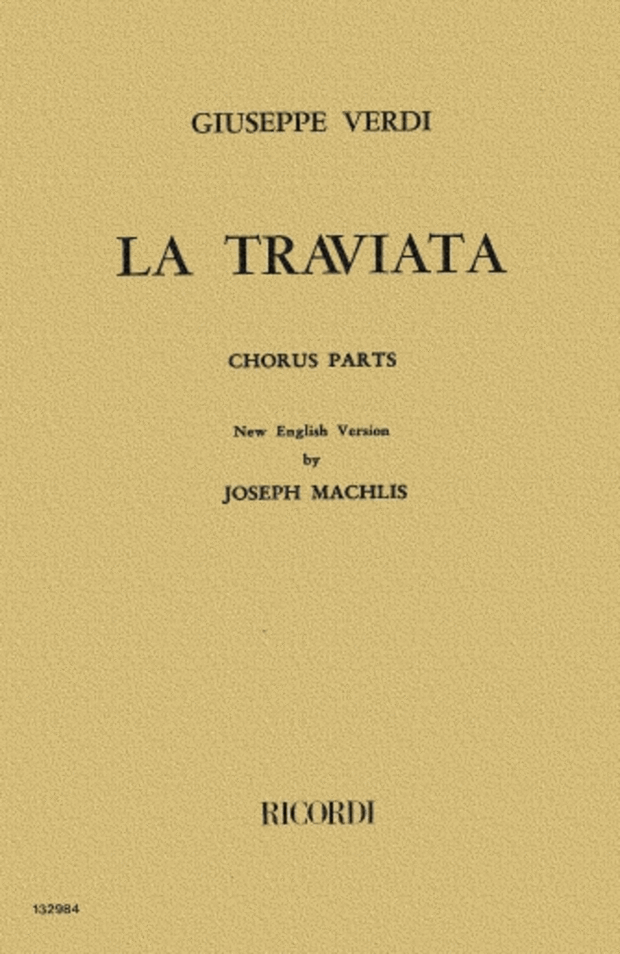 La Traviata 4-Part scores gallery preview page 1