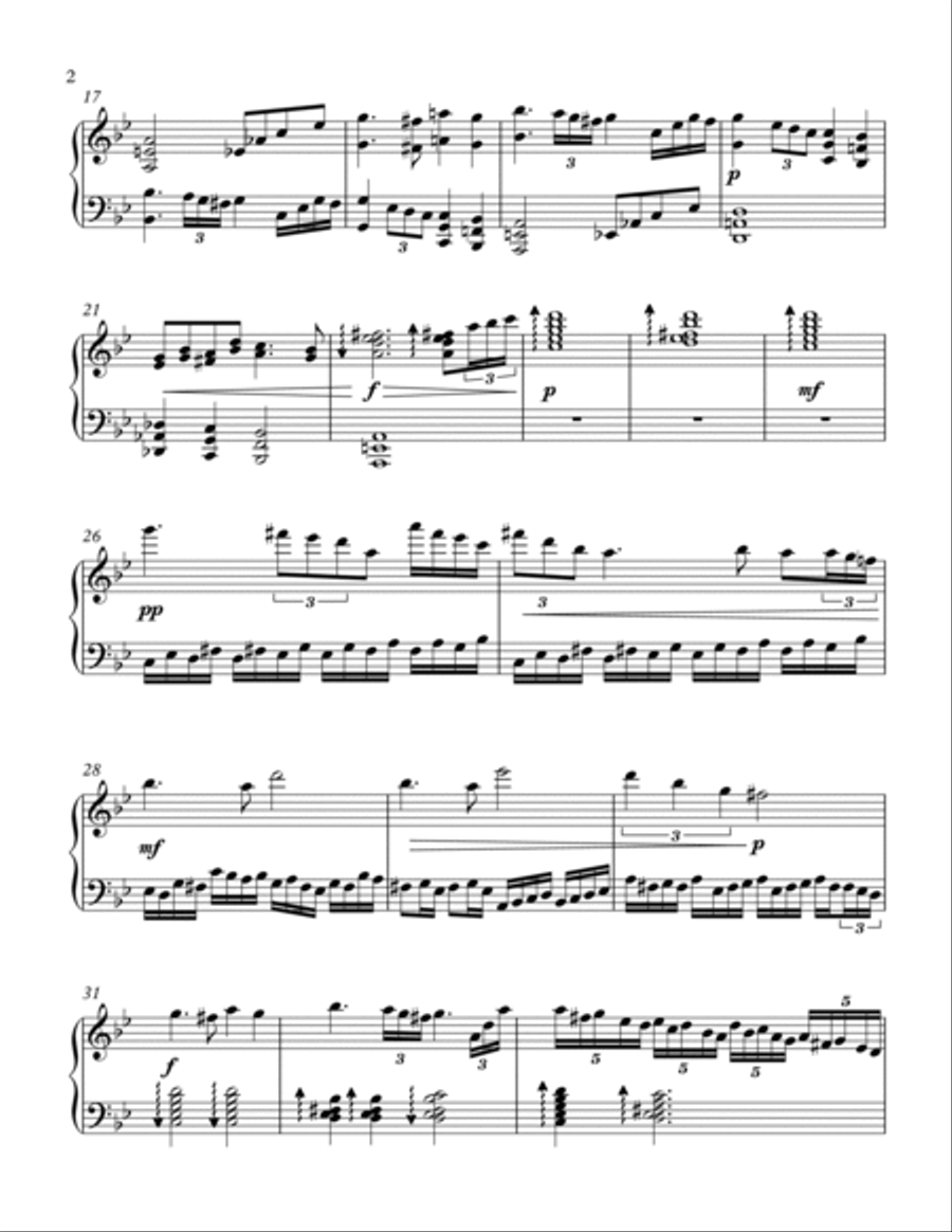 Junipers Piano Solo scores gallery preview page 2