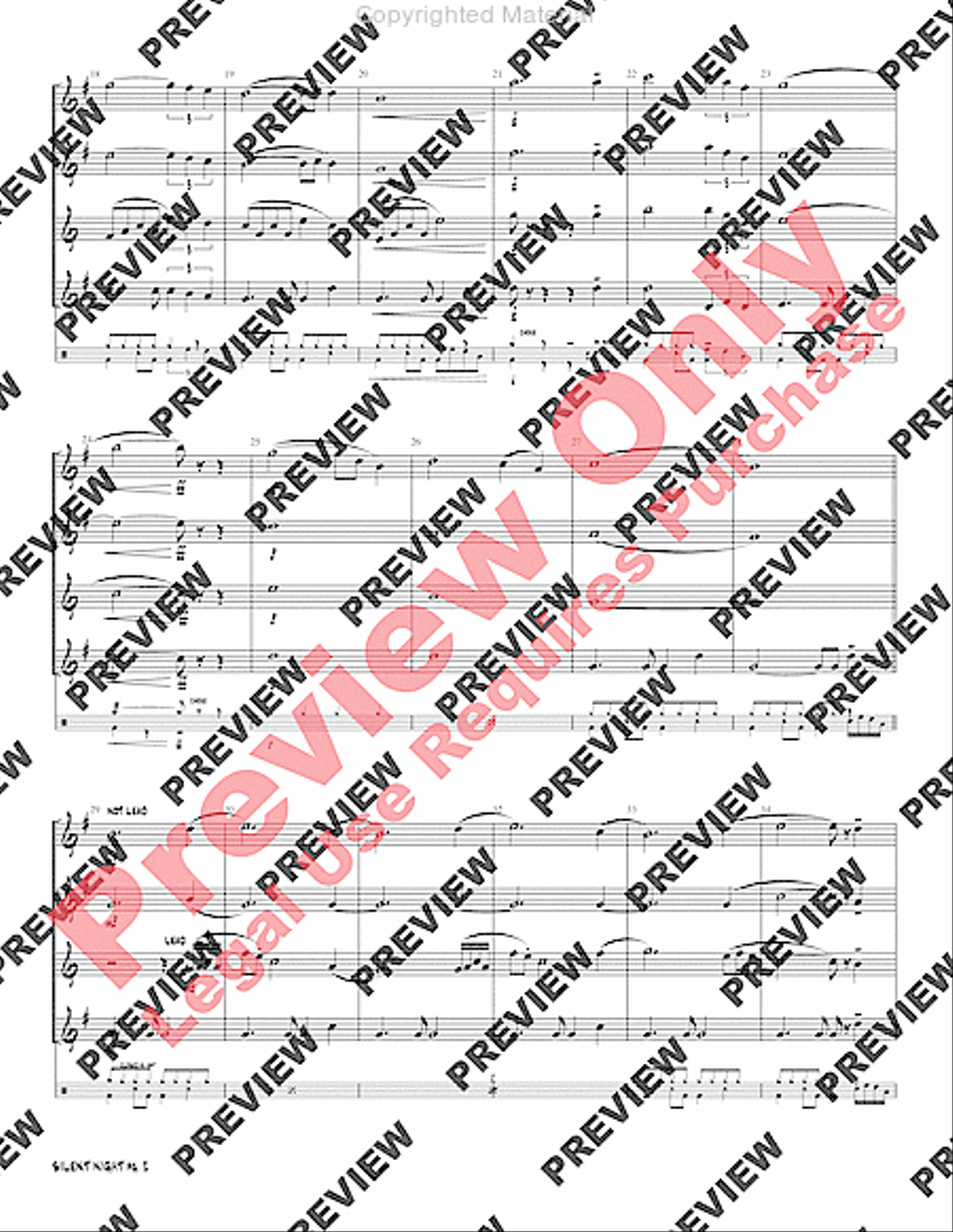 Swingin' Saxes Christmas, Set 2 Small Ensemble scores gallery preview page 21