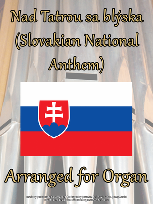 Book cover for Nad Tatrou sa blýska (Slovakian National Anthem) Arranged for Organ