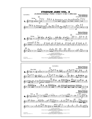 Stadium Jams Volume 8 (Michael Jackson) - Flute/Piccolo