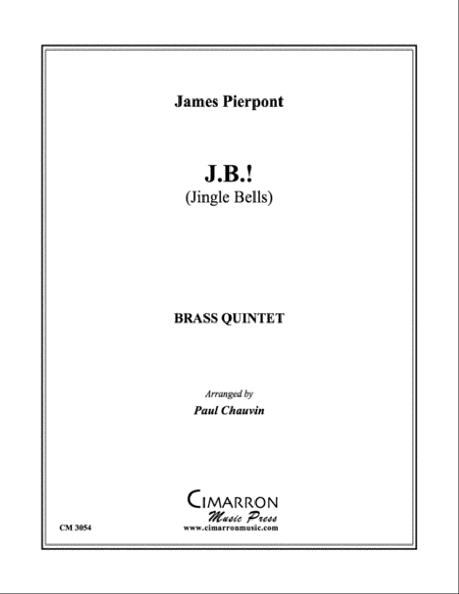 J.B. Jingle Bells J.B. Jingle Bells Brass Quintet scores gallery preview page 1