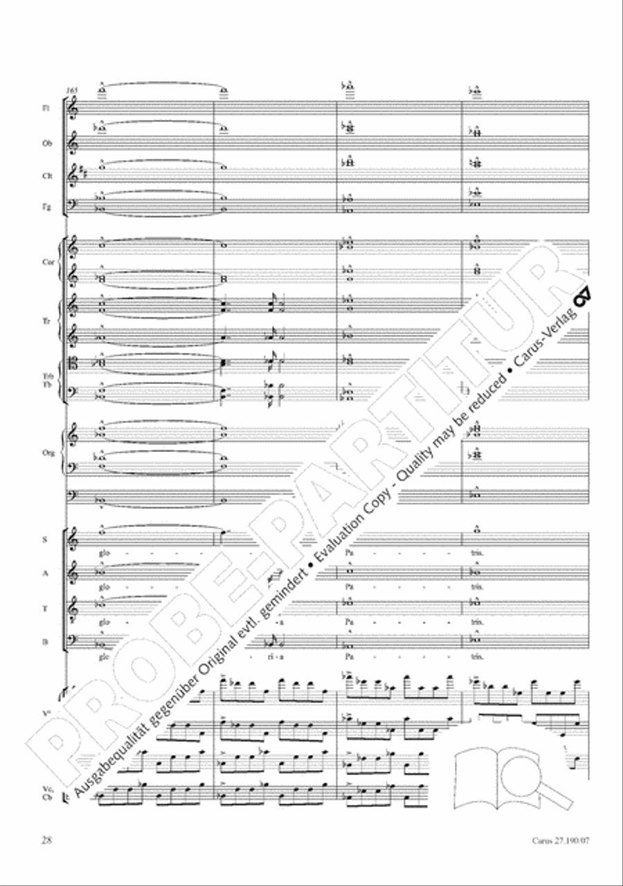 Te Deum 4-Part scores gallery preview page 36