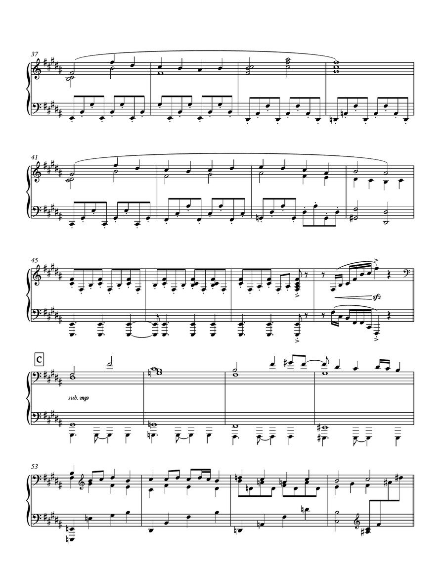 Last Goodbye (UNDERTALE Piano Collections 2) Piano Solo scores gallery preview page 4