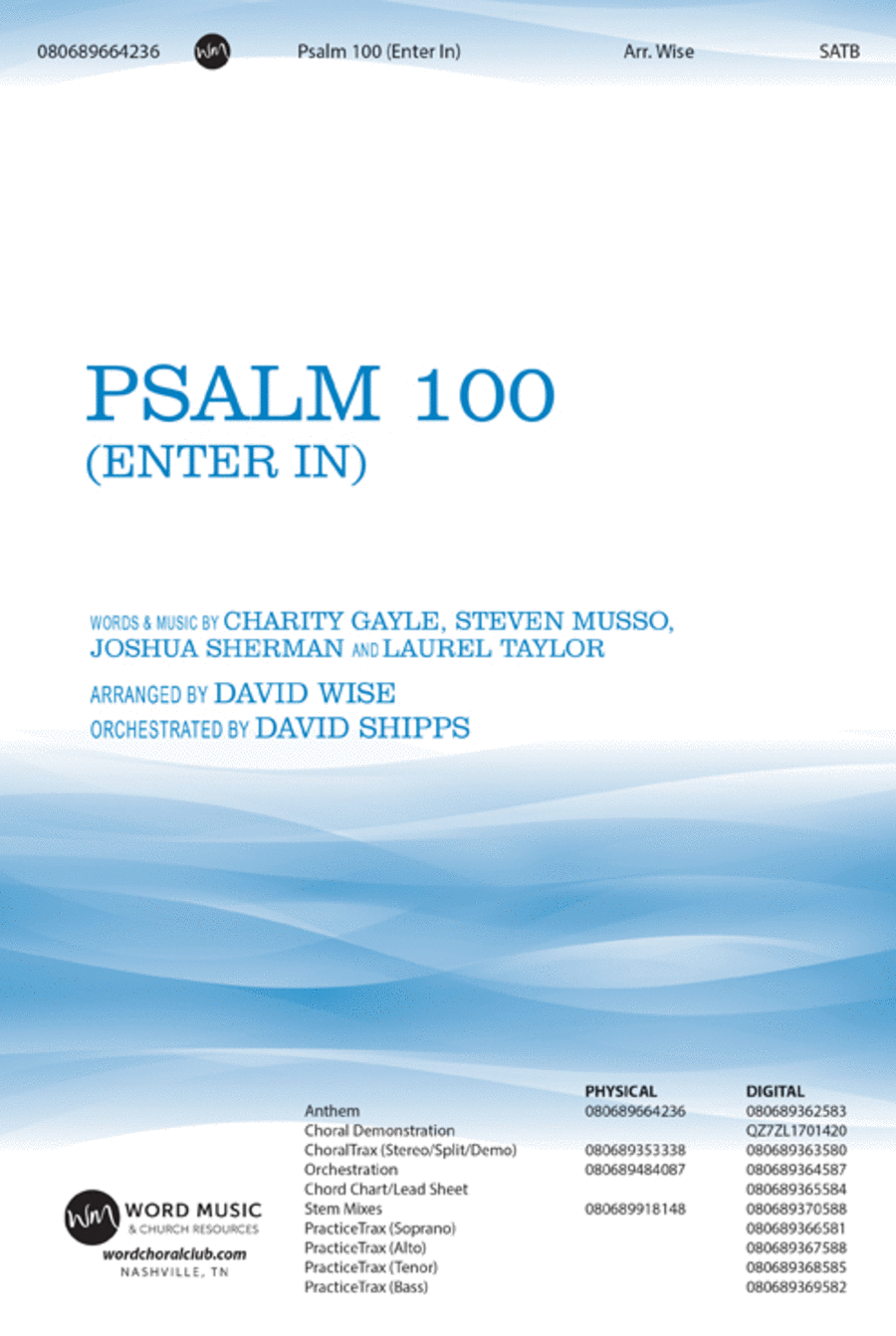 Psalm 100 (Enter In) - Anthem