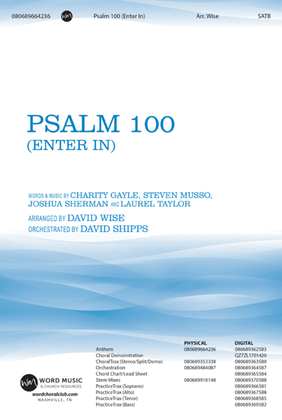 Book cover for Psalm 100 (Enter In) - Anthem
