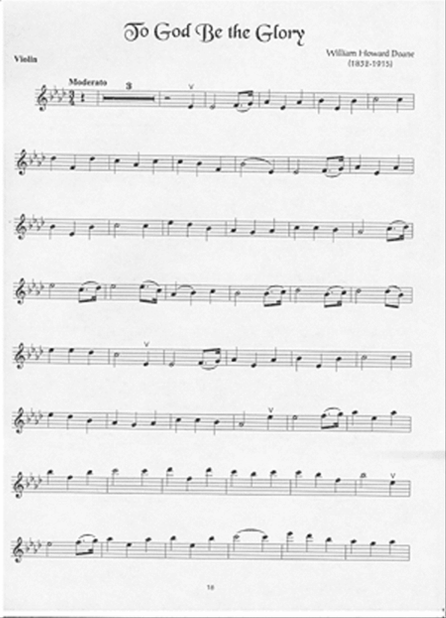 Sacred Hymns for Violin Sacred Hymns for Violin Violin Solo scores gallery preview page 3