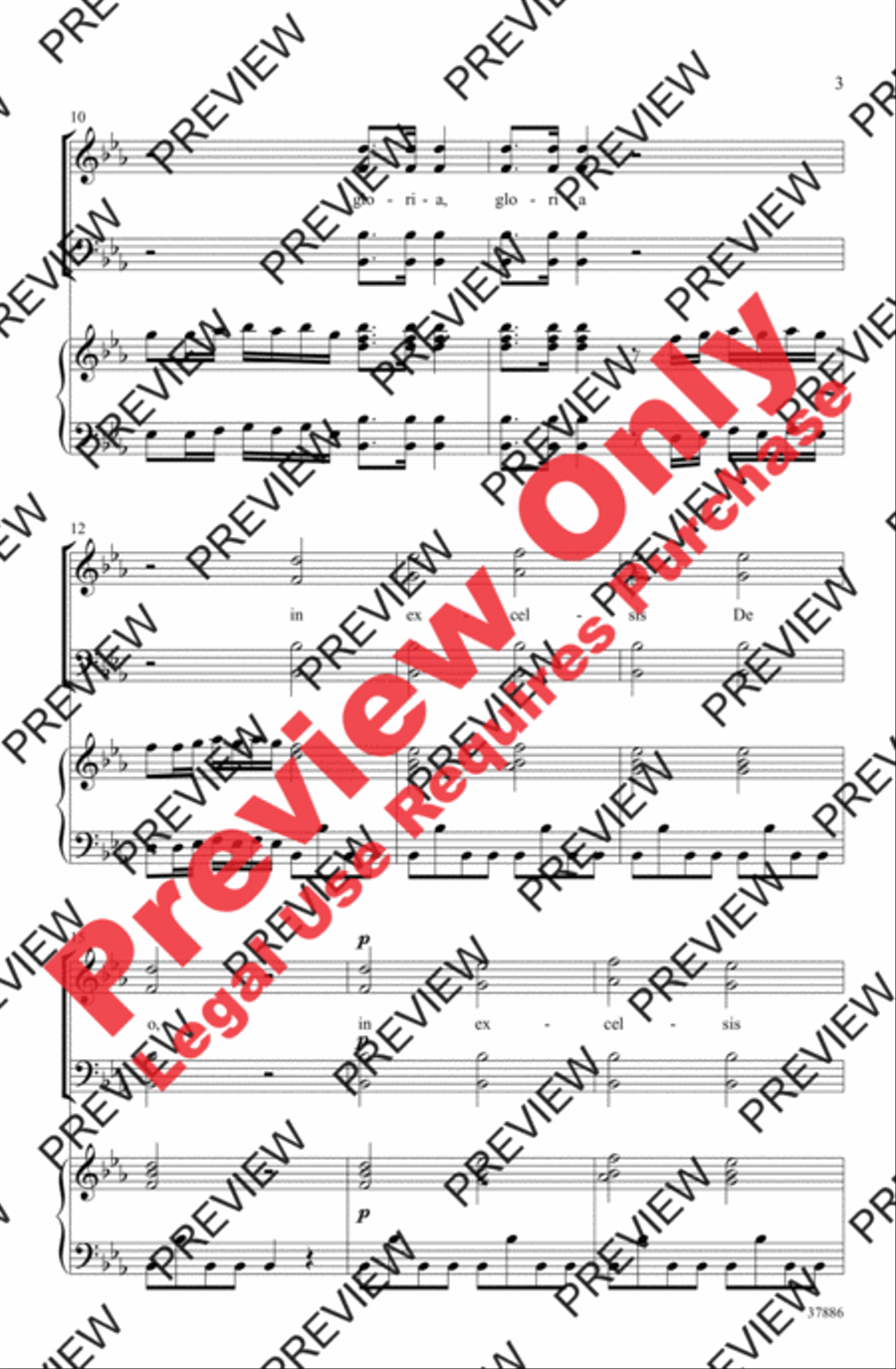 A Classic Christmas 4-Part scores gallery preview page 3