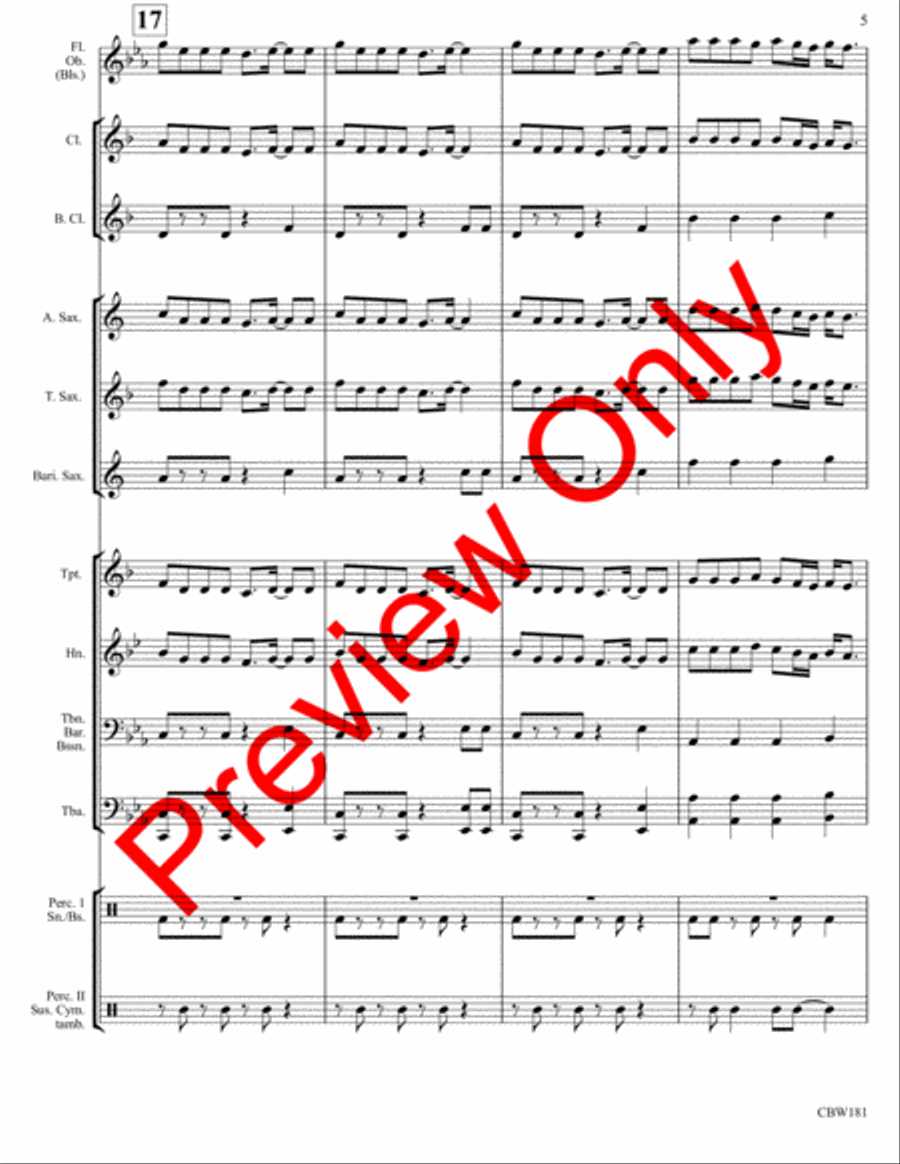 Jibba-Jabba Concert Band scores gallery preview page 8