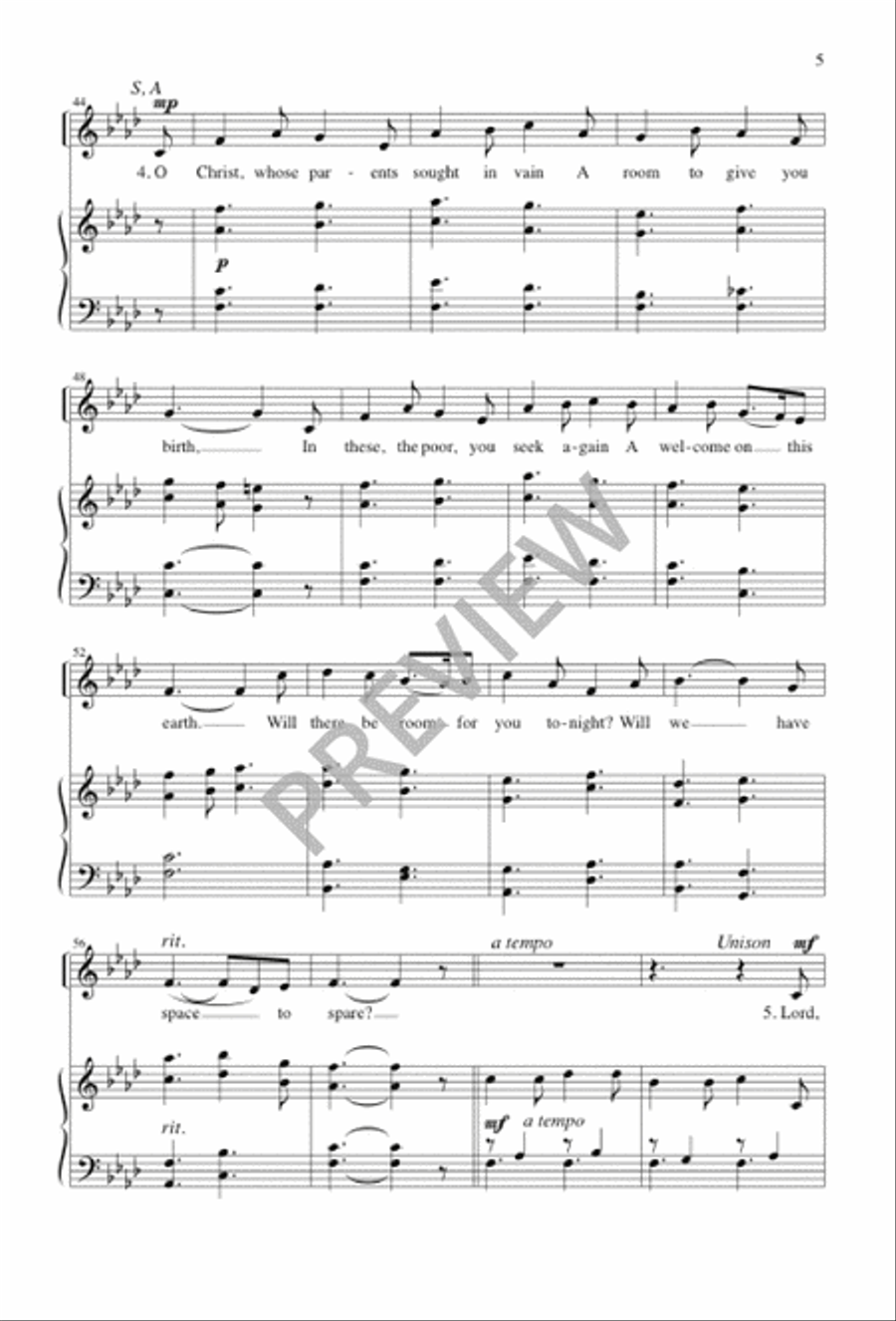 Ballad of Bethlehem Ballad of Bethlehem 2-Part scores gallery preview page 5