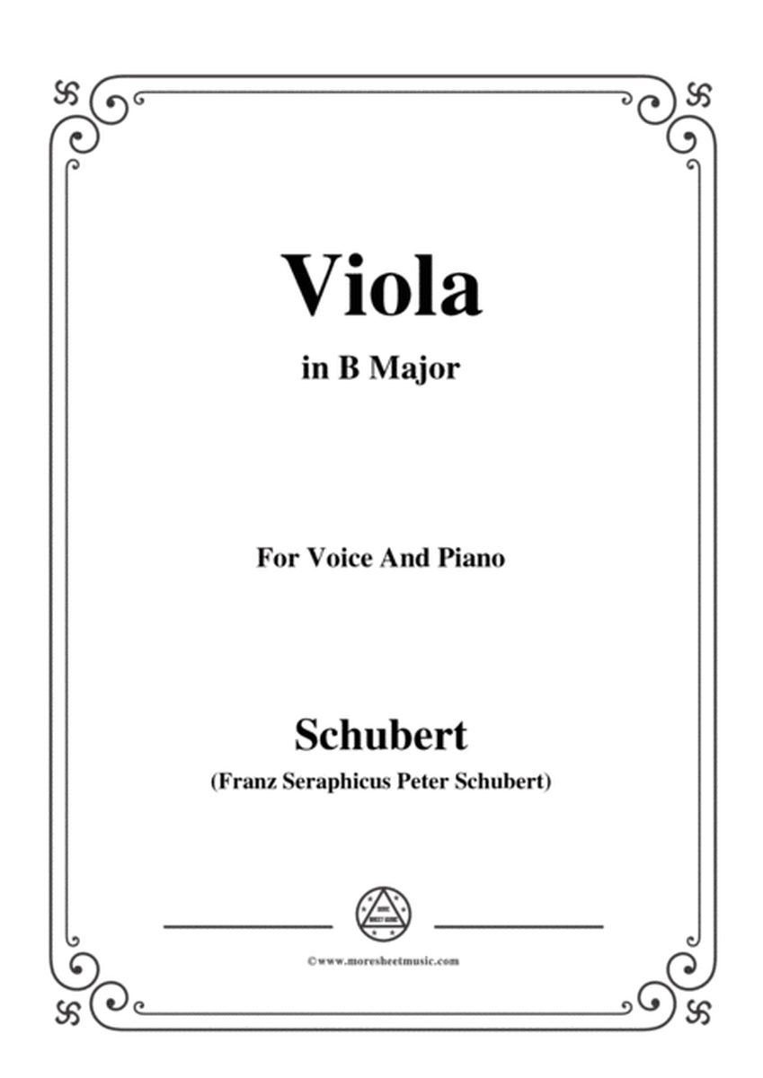 Schubert-Viola(Violet),Op.123(D.786),in B Major,for Voice&Piano image number null