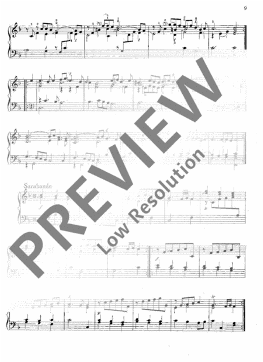 Selected Keyboard Works Harpsichord scores gallery preview page 10