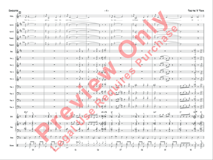 Take the A Train Take the A Train Jazz Ensemble scores gallery preview page 7