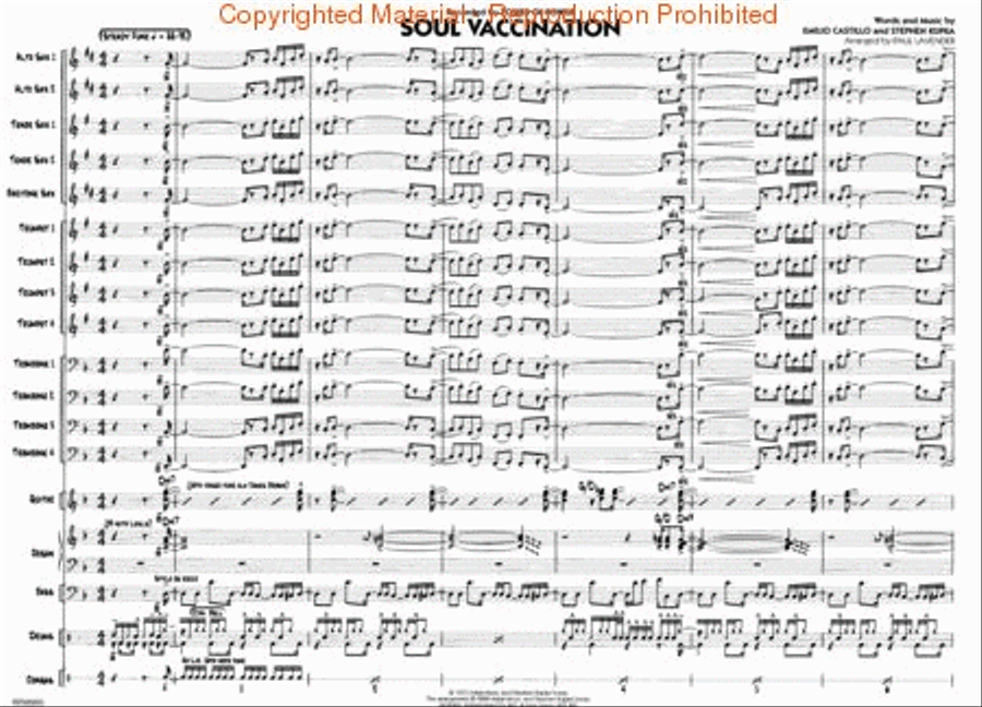 Soul Vaccination Soul Vaccination Jazz Ensemble scores gallery preview page 2