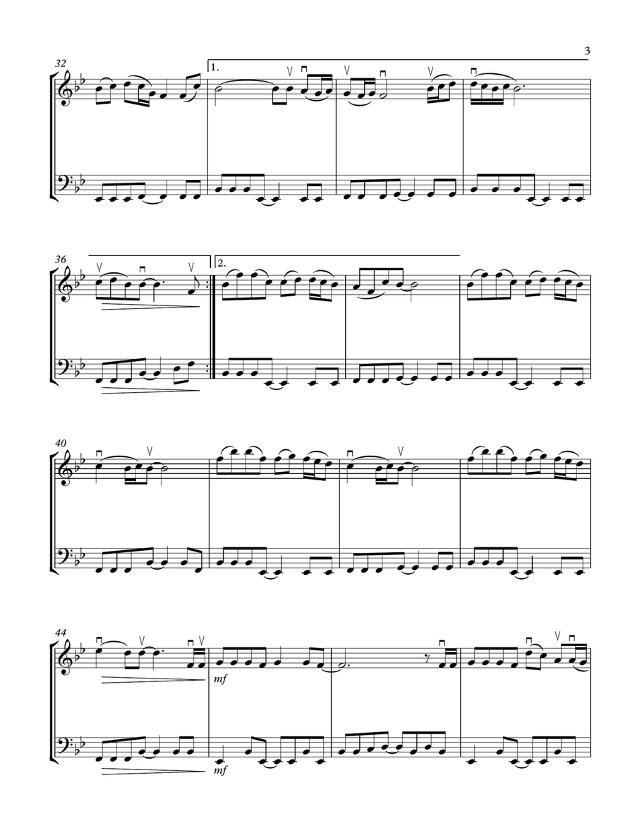(god Must Have Spent) A Little More Time On You String Duet scores gallery preview page 3