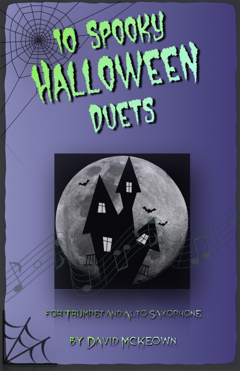 10 Spooky Halloween Duets for Trumpet and Alto Saxophone