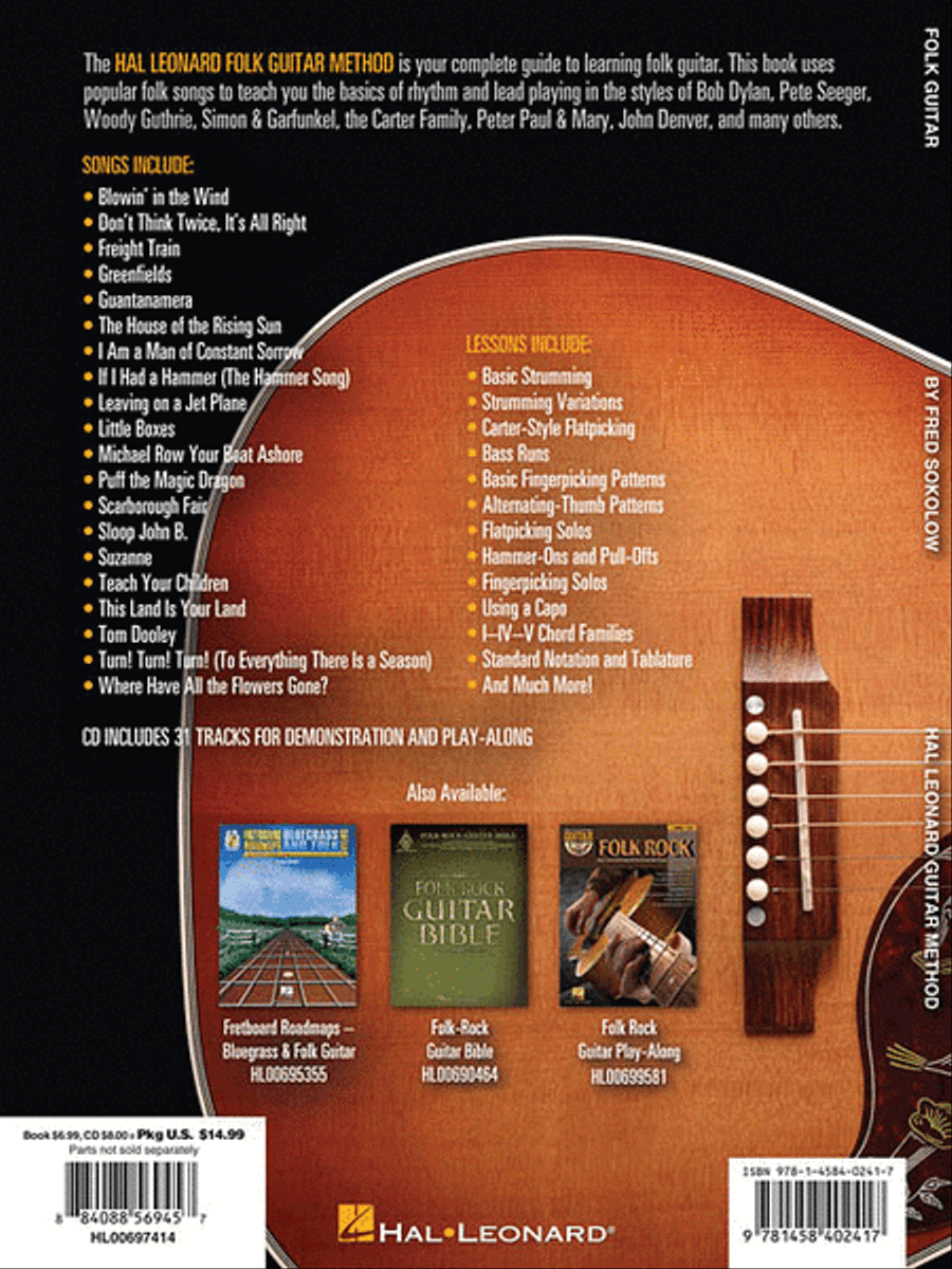 Hal Leonard Folk Guitar Method image number null