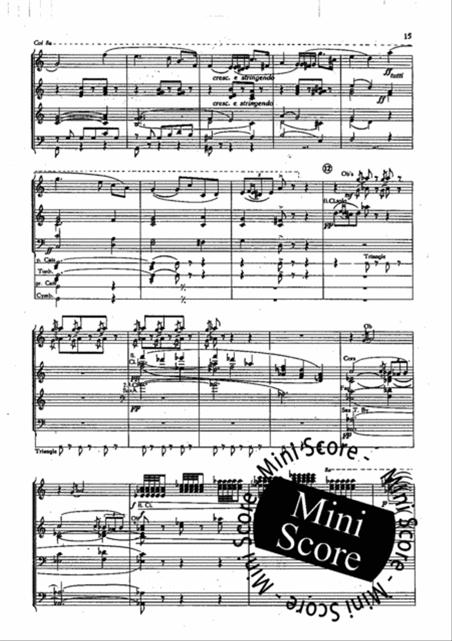 Ballet Des Heures Fanfare Band scores gallery preview page 17