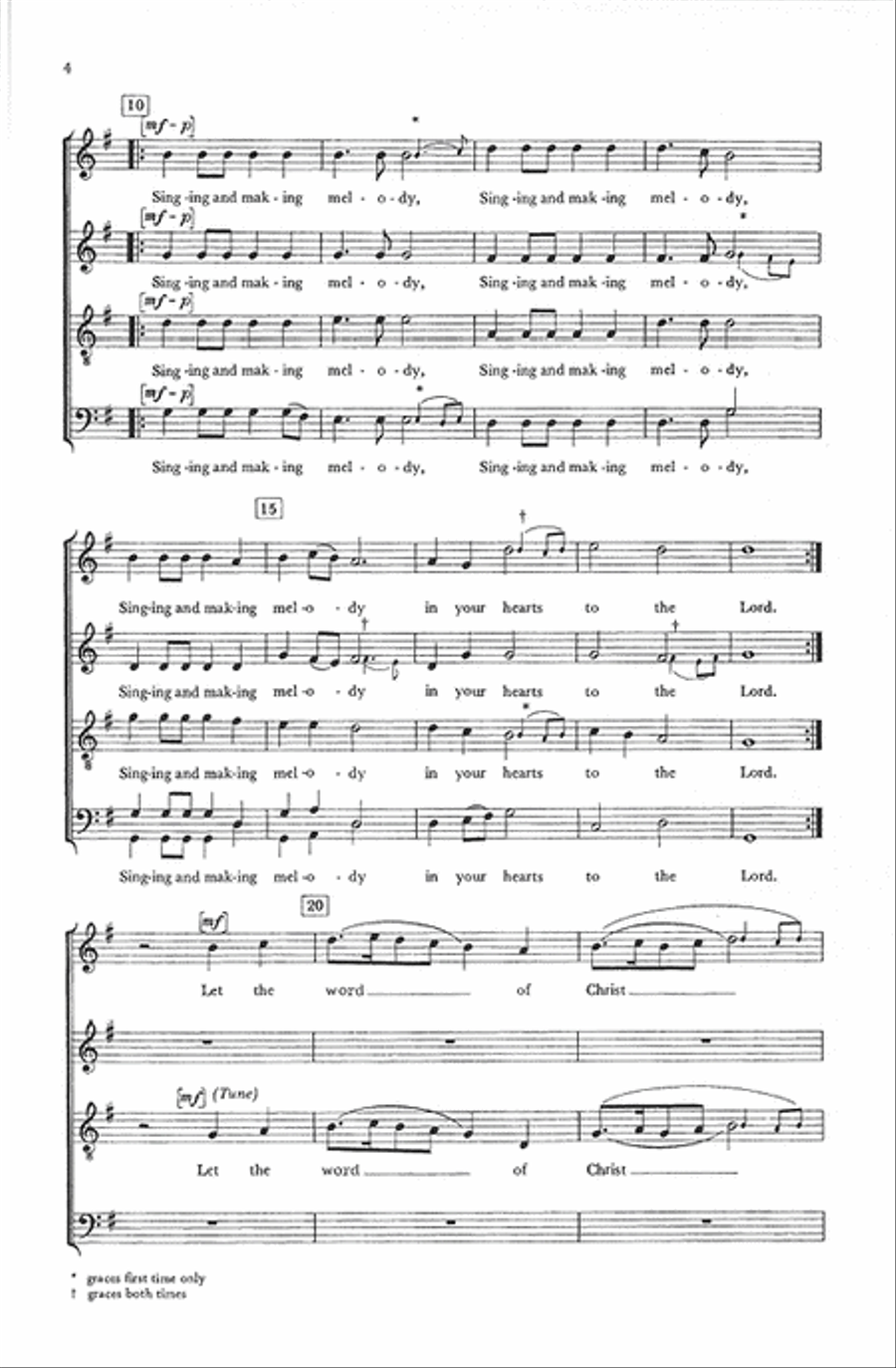 Is Any Afflicted? 4-Part scores gallery preview page 3