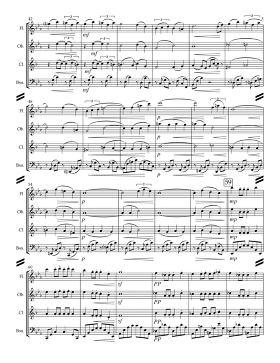 Bergamasque Suite 4. Passepied (for Woodwind Quartet) image number null