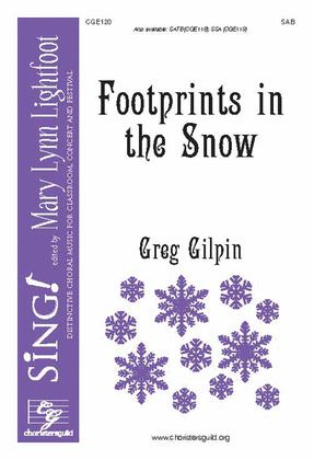 Book cover for Footprints in the Snow (SAB)