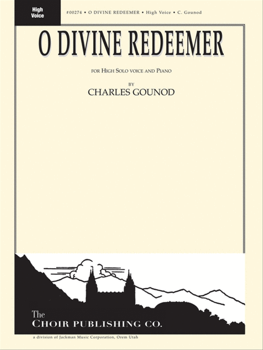 O Divine Redeemer - Vocal Solo High Voice Solo scores gallery preview page 1