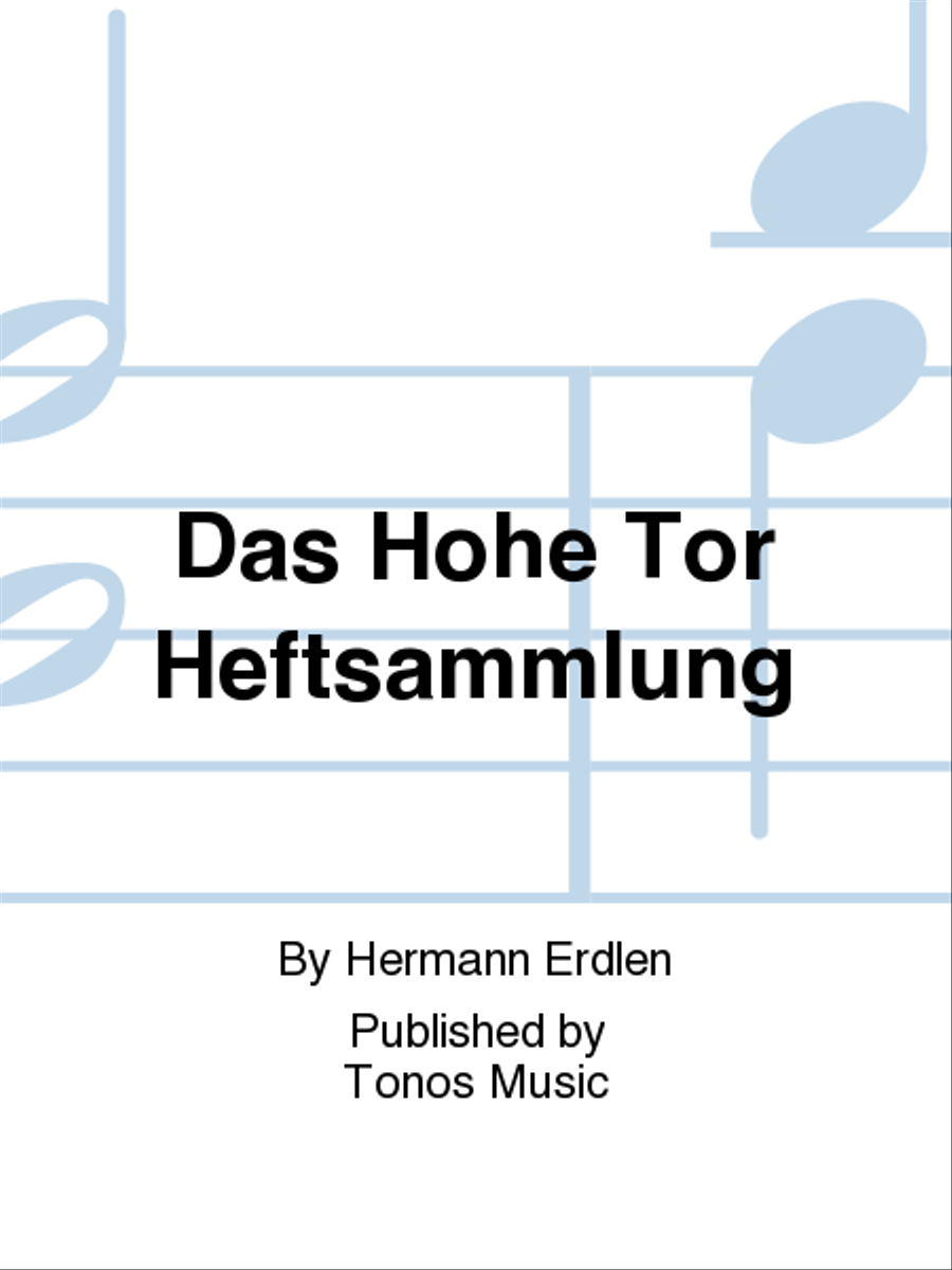Das Hohe Tor Heftsammlung SSA scores gallery preview page 1