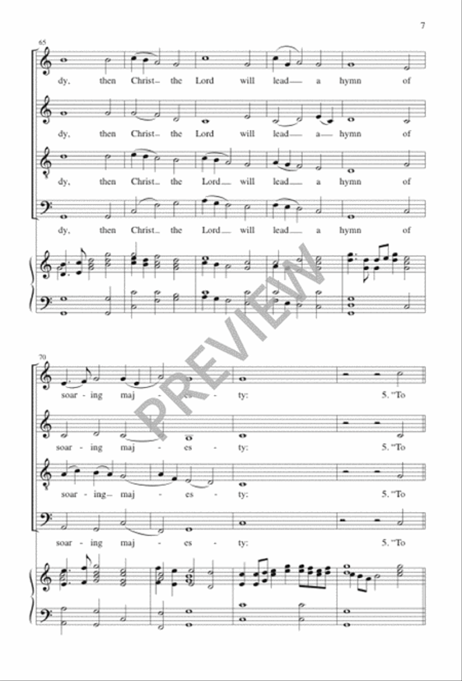 When Music Wakes My Sleeping Heart 4-Part scores gallery preview page 8