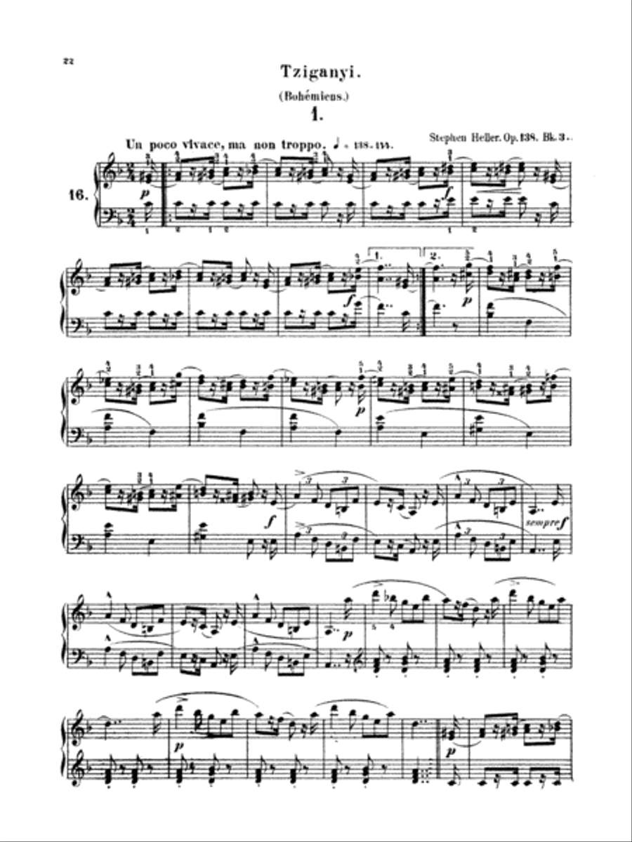 Heller: Album for the Young, Op. 138 Piano Solo scores gallery preview page 1