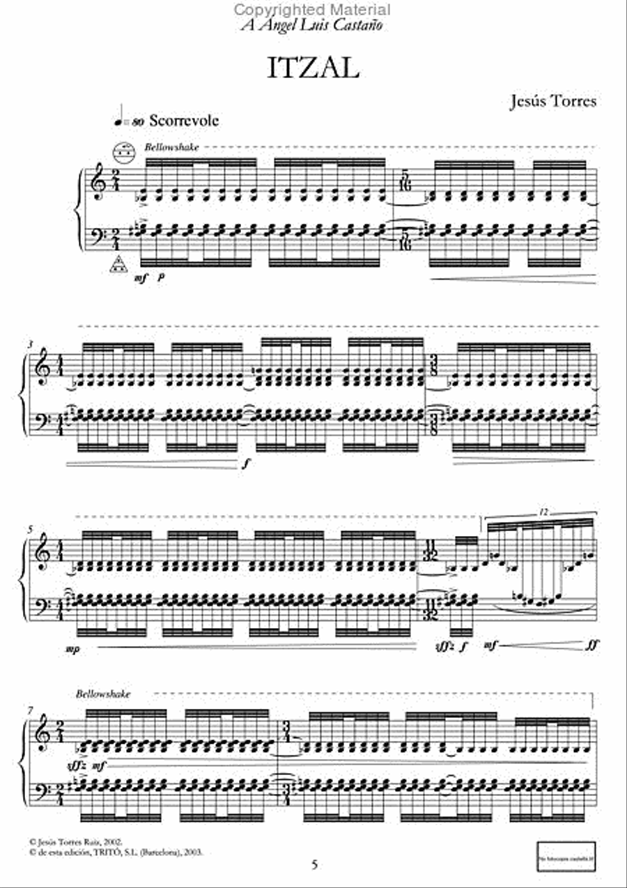 Itzal Accordion scores gallery preview page 2