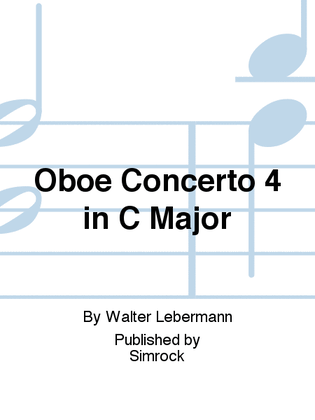 Oboe Concerto 4 in C Major