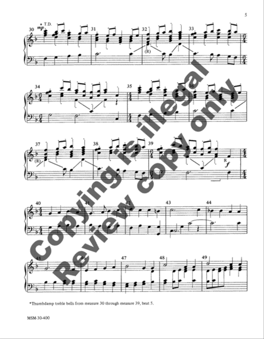 This Joyful Eastertide Handbell Choir scores gallery preview page 9