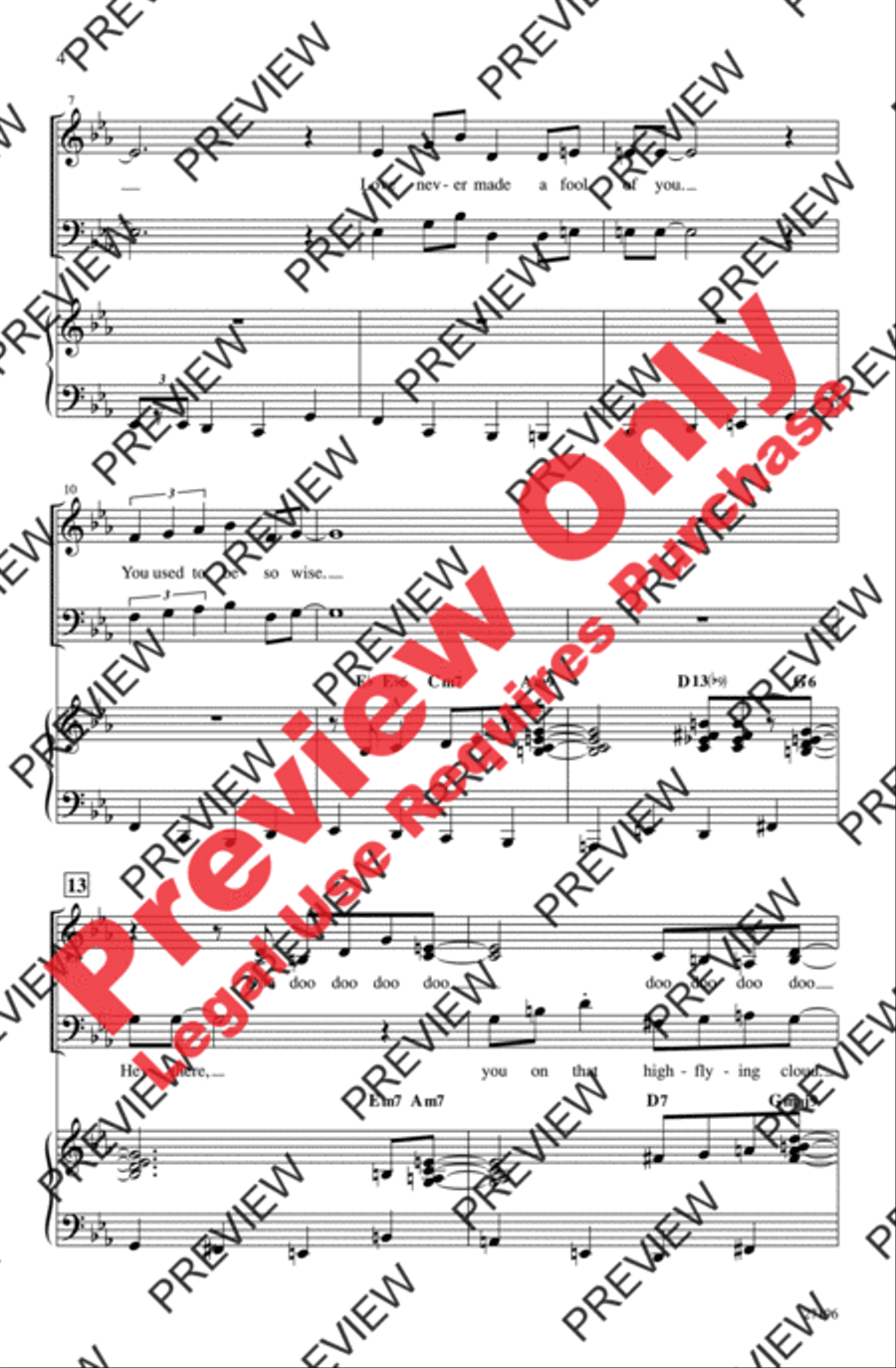 Hey There 4-Part scores gallery preview page 3