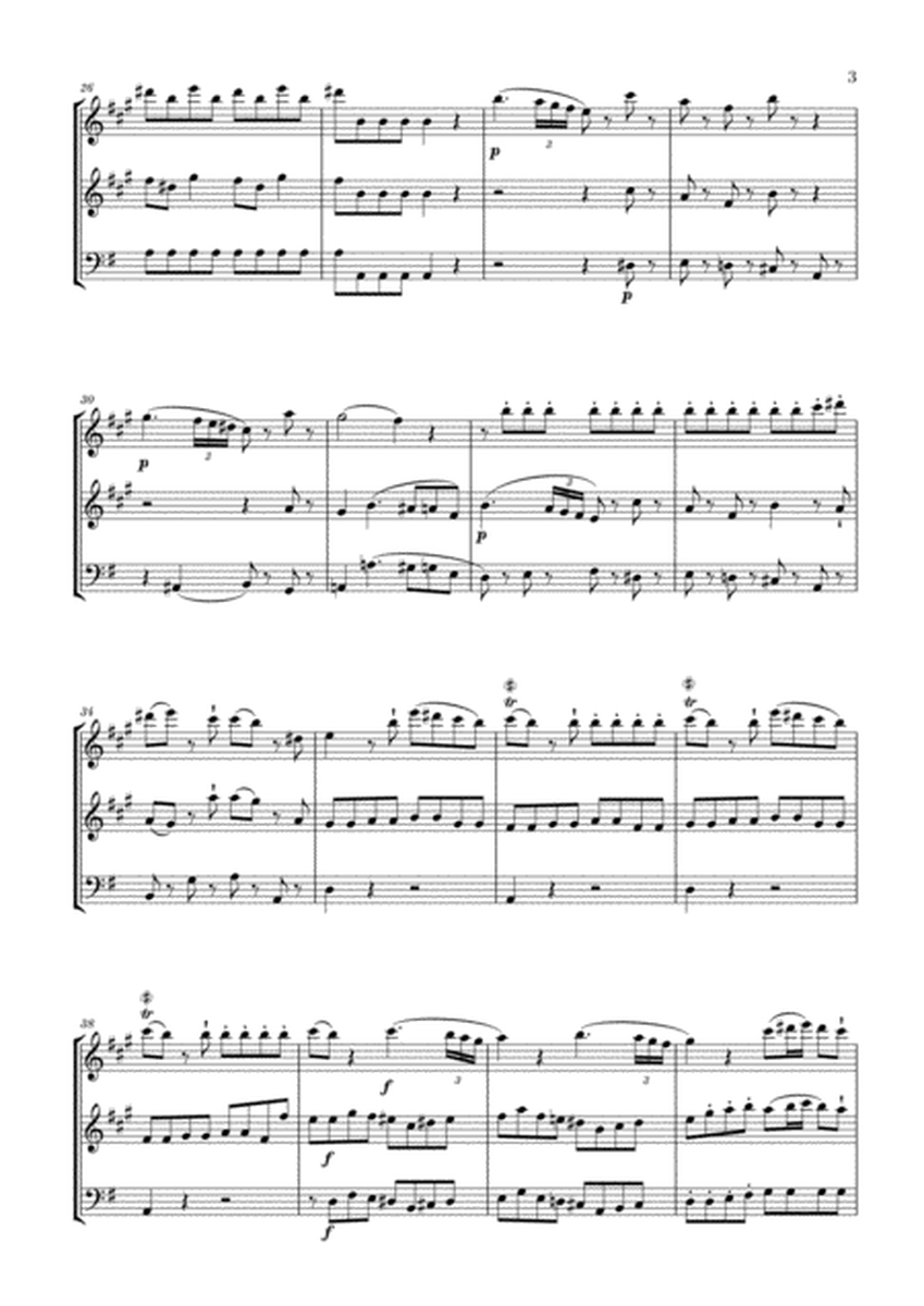 Eine Kleine Nachtmusik for 2 Clarinets and Bassoon image number null