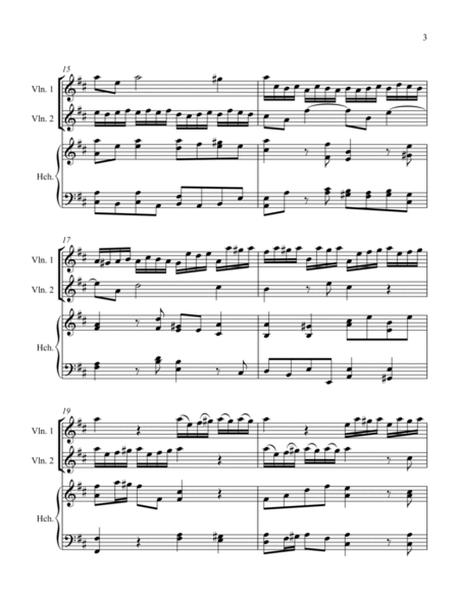 Concerto Grosso Op. 6 No. 4 in D Major: I. Adagio-Allegro - Score Only