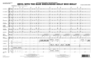 Devil with the Blue Dress/Good Golly Miss Molly - Conductor Score (Full Score)