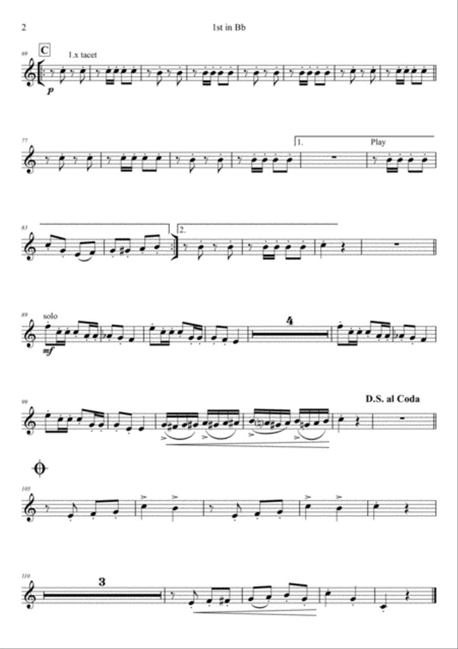 Tuba Galopp - Fast Polka - Oktober Fest - German Band Euphonium scores gallery preview page 5