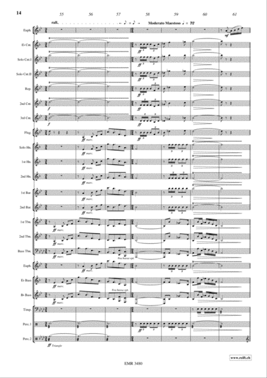 Devil's Concertino Devil's Concertino Brass Band scores gallery preview page 15