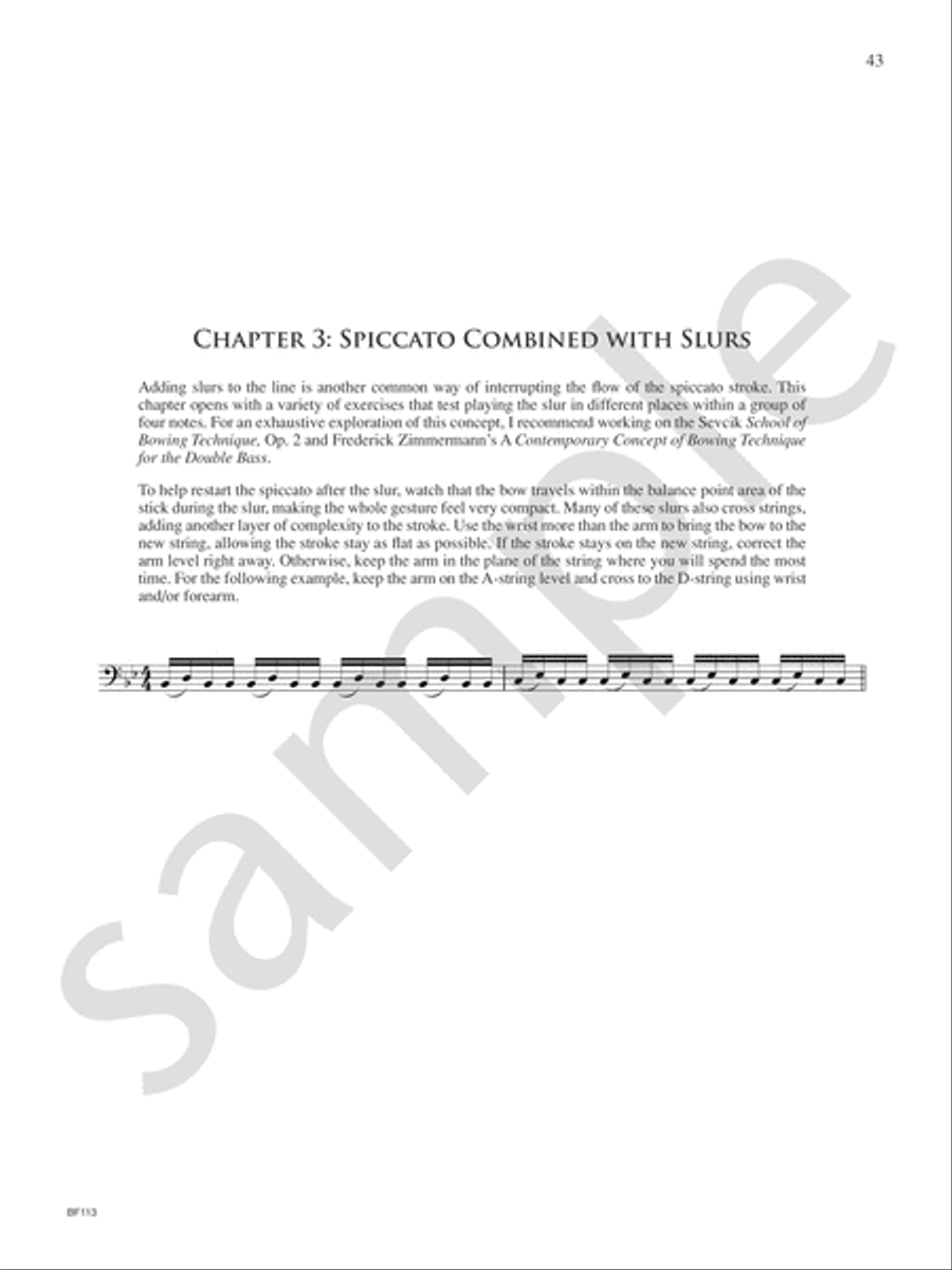 Mastering the Bow (Part 2: Spiccato) Double Bass scores gallery preview page 10