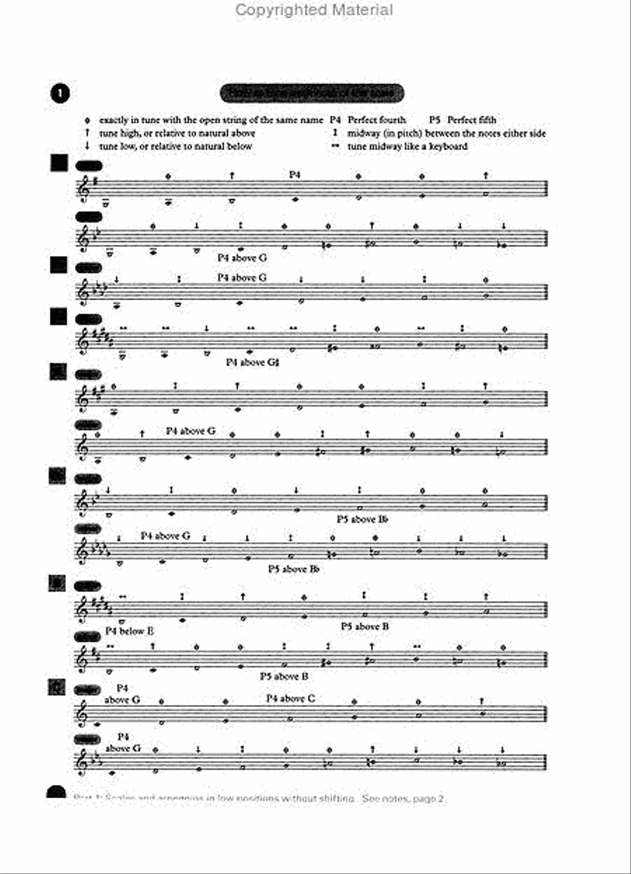 Scales -- Scales and Scale Studies for the Violin Violin Solo scores gallery preview page 2
