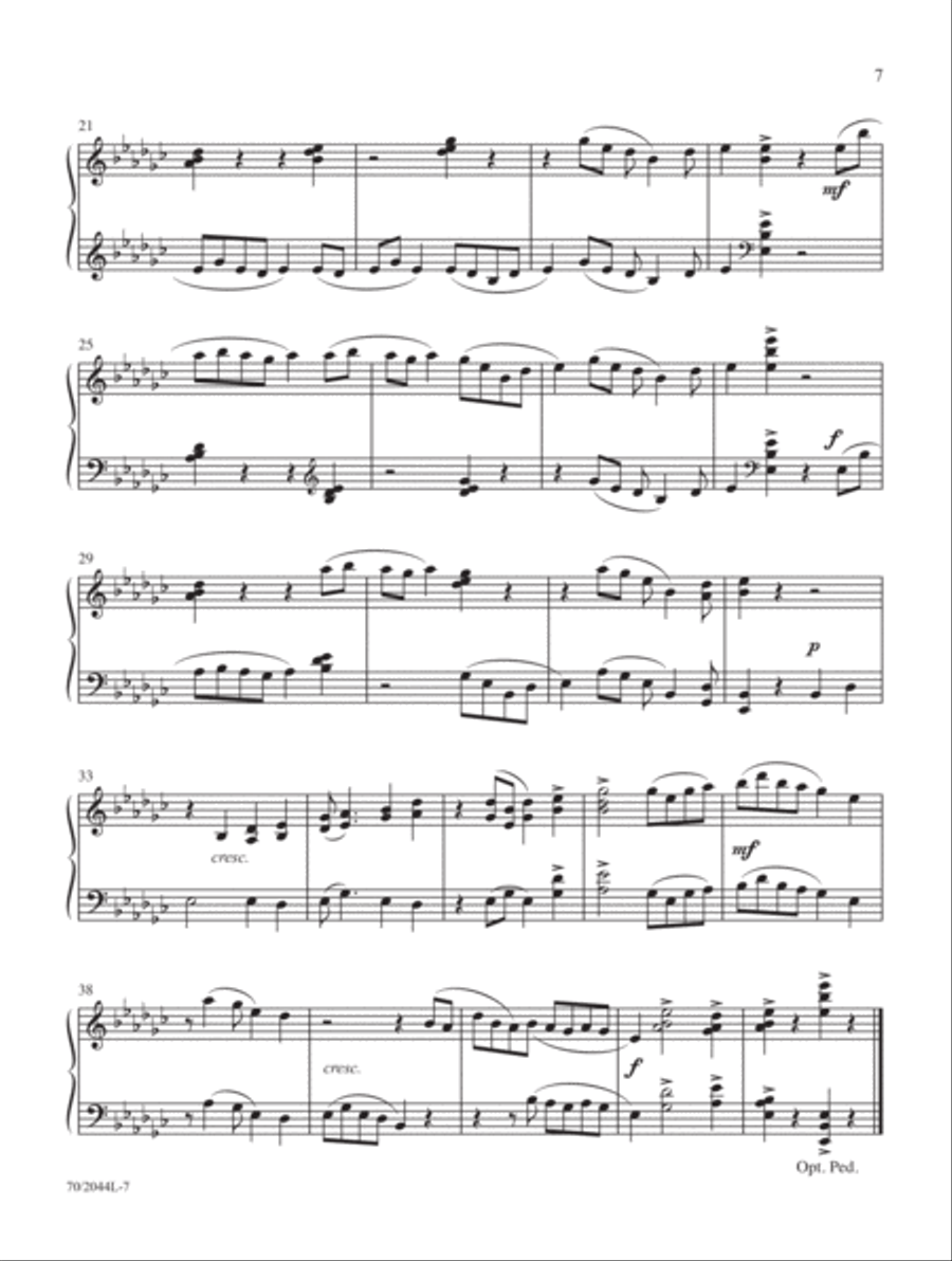 Pentatonic Hymn Settings (Digital Delivery) Organ scores gallery preview page 5
