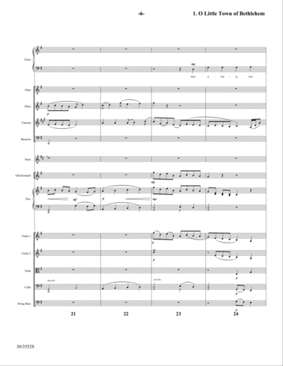 Come Now to Bethlehem - CD with Printable Parts Choir scores gallery preview page 8