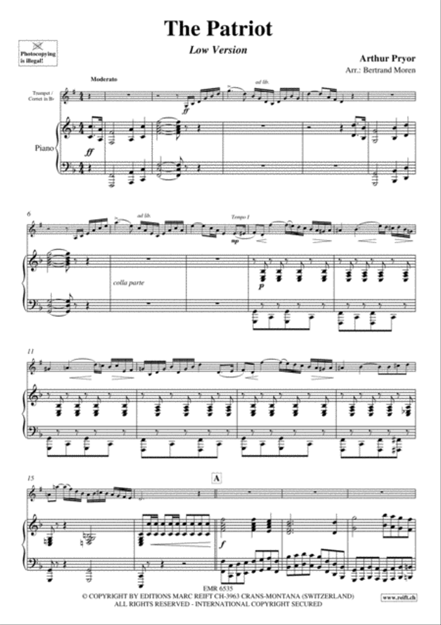 The Patriot Cornet scores gallery preview page 3