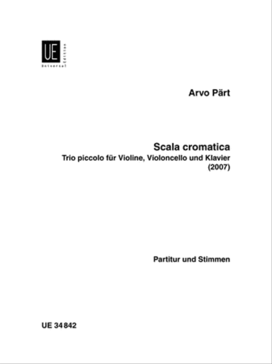 Scala Cromatica Piano Trio scores gallery preview page 1